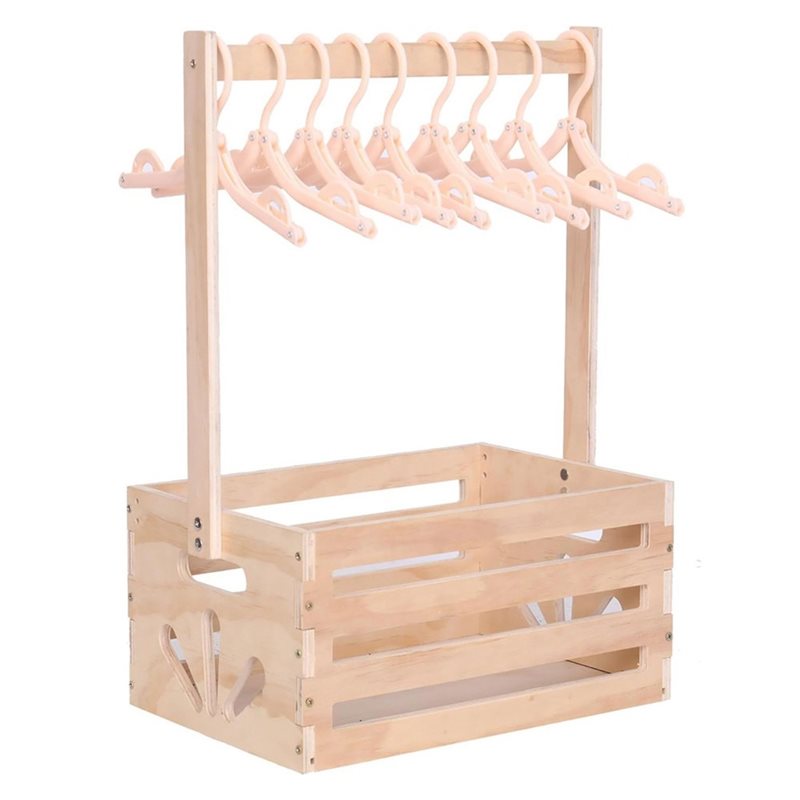 Baby Products Gift Hamper - A25F-Wooden Baby Shower Gift Basket Closet