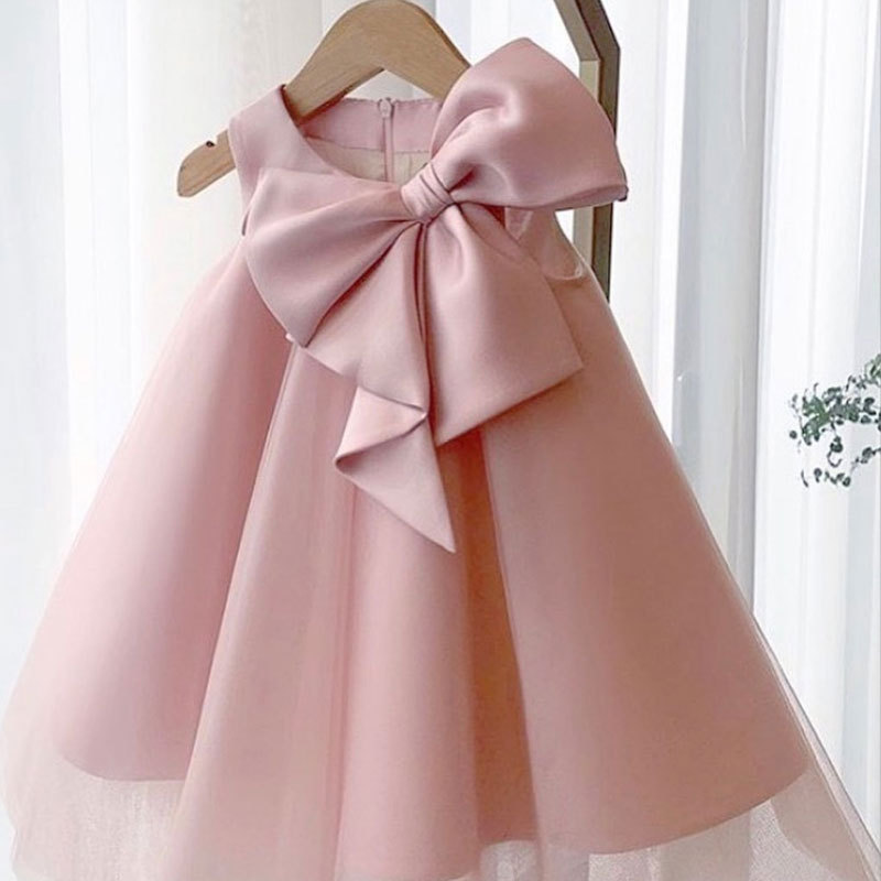 Baby Products Manufacturers - Summer Big Bow Baby Girl Dress