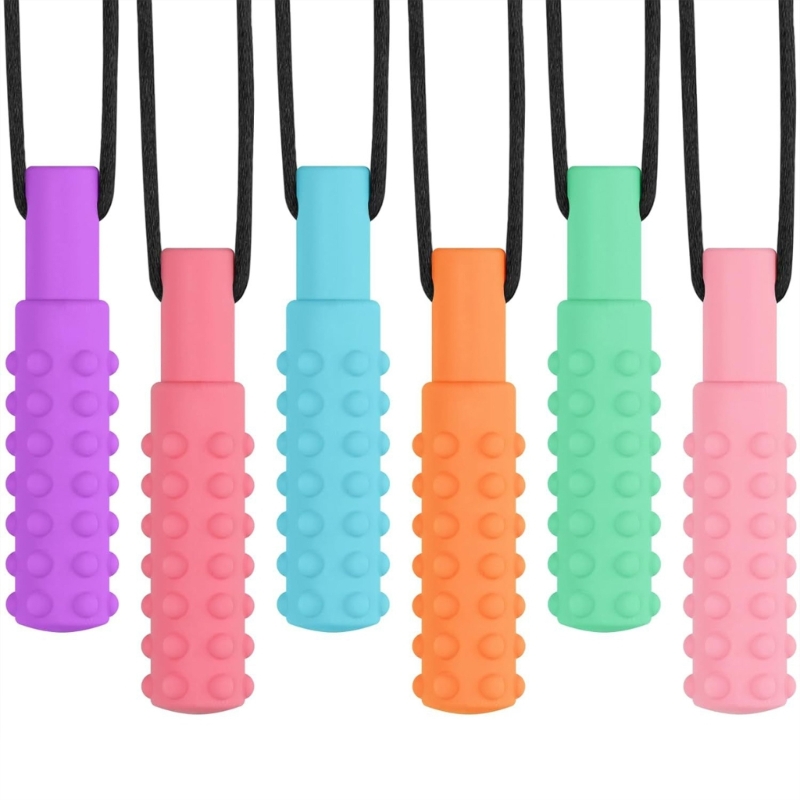 Baby Products For Newborn - BPA Free Silicone Baby Teether Necklace