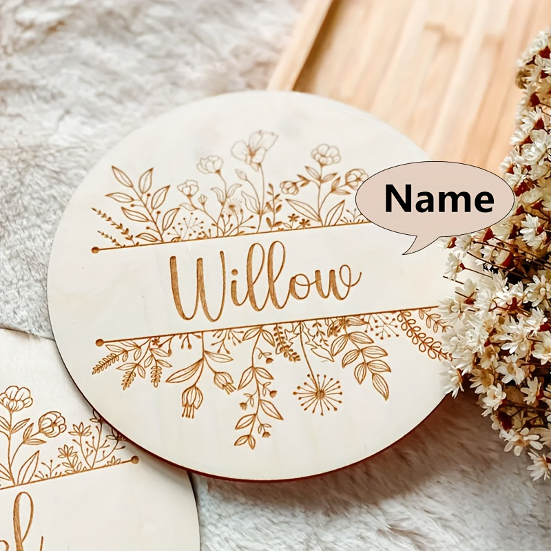 Personalized Floral Engraved N - Baby Products Decoration review and price