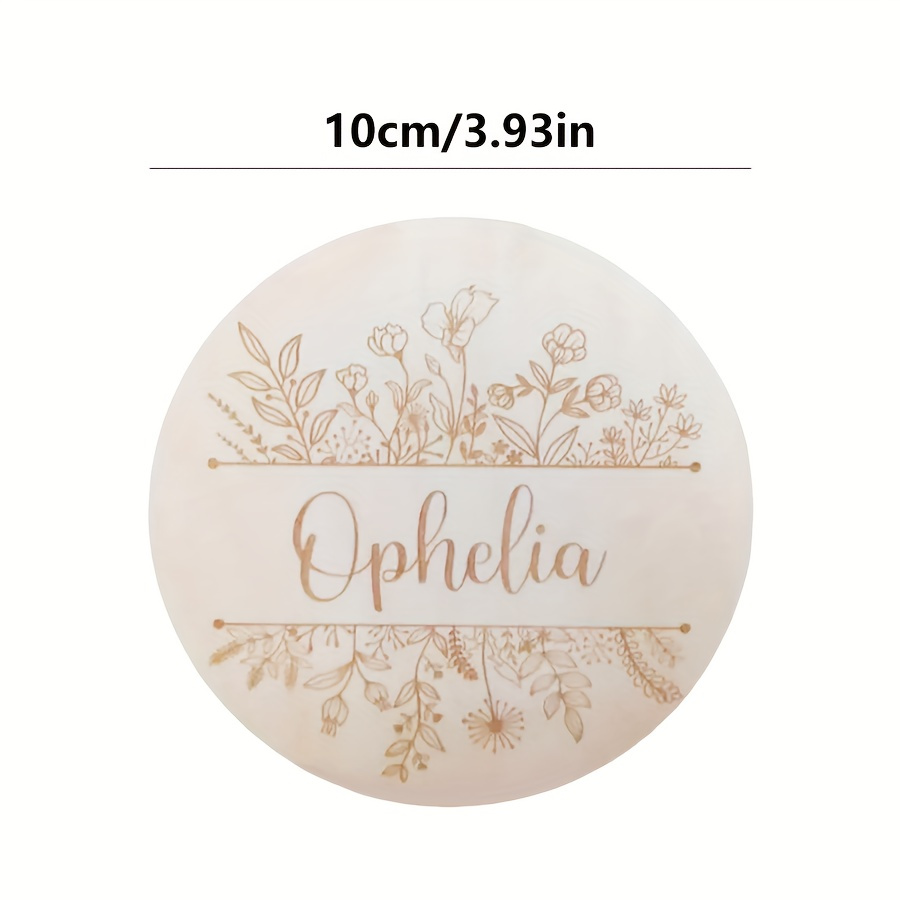 Personalized Floral Engraved N - Baby Products Decoration review and price
