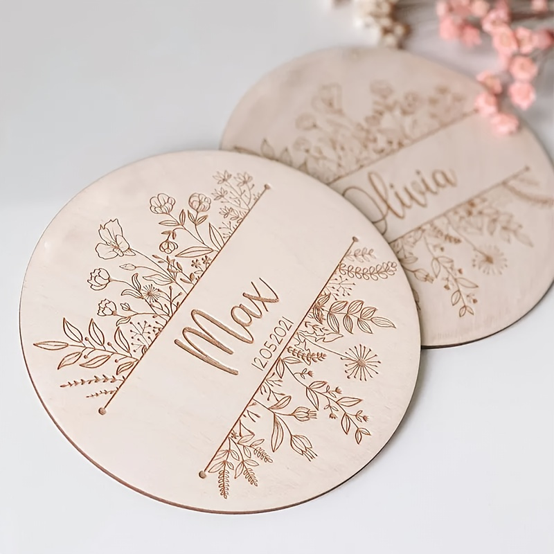 Personalized Floral Engraved N - Baby Products Decoration review and price