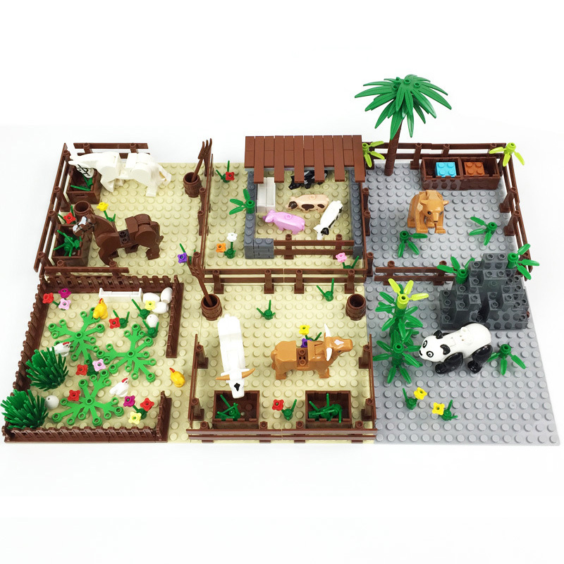 City MOC Farm Scene Cattle pen - Lego Set Creator review and price