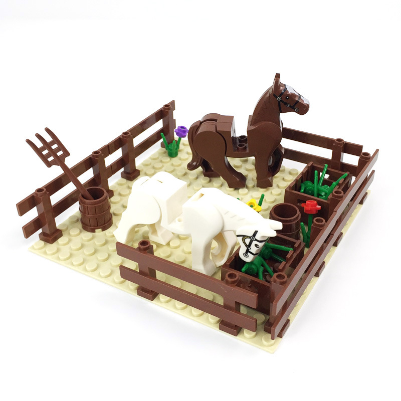 City MOC Farm Scene Cattle pen - Lego Set Creator review and price