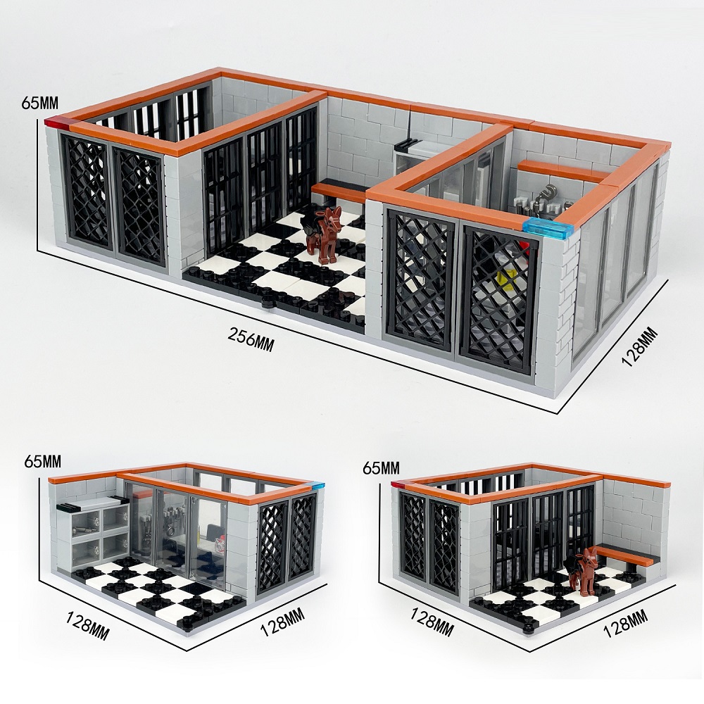 302PCS Prison City Police Stat - Lego Set Creator review and price