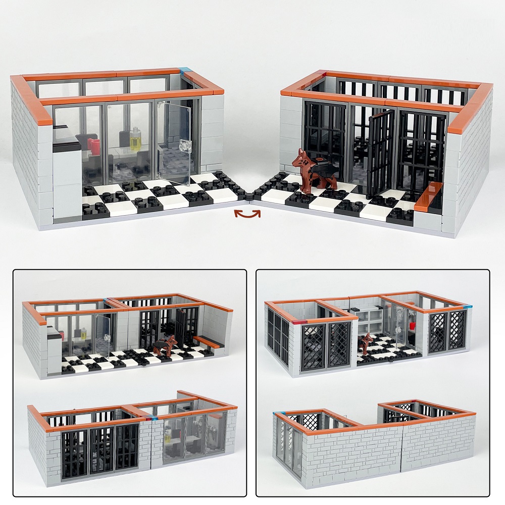302PCS Prison City Police Stat - Lego Set Creator review and price