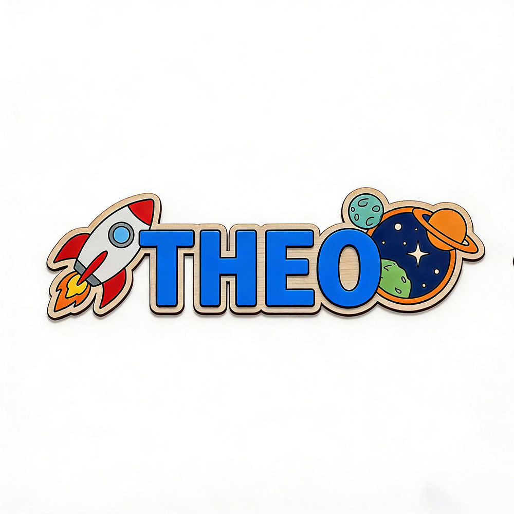 Personalized Space Rocket Name - Baby Products Decoration review and price