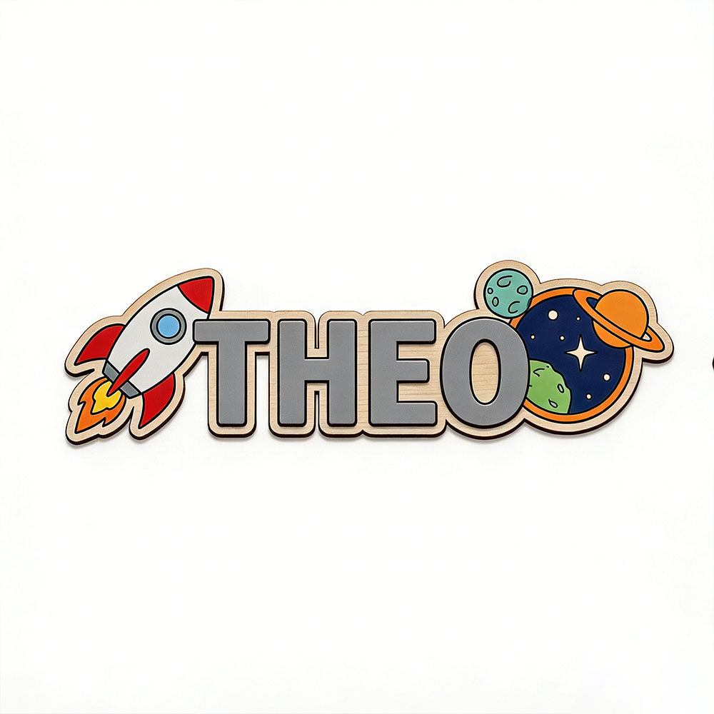 Personalized Space Rocket Name - Baby Products Decoration review and price