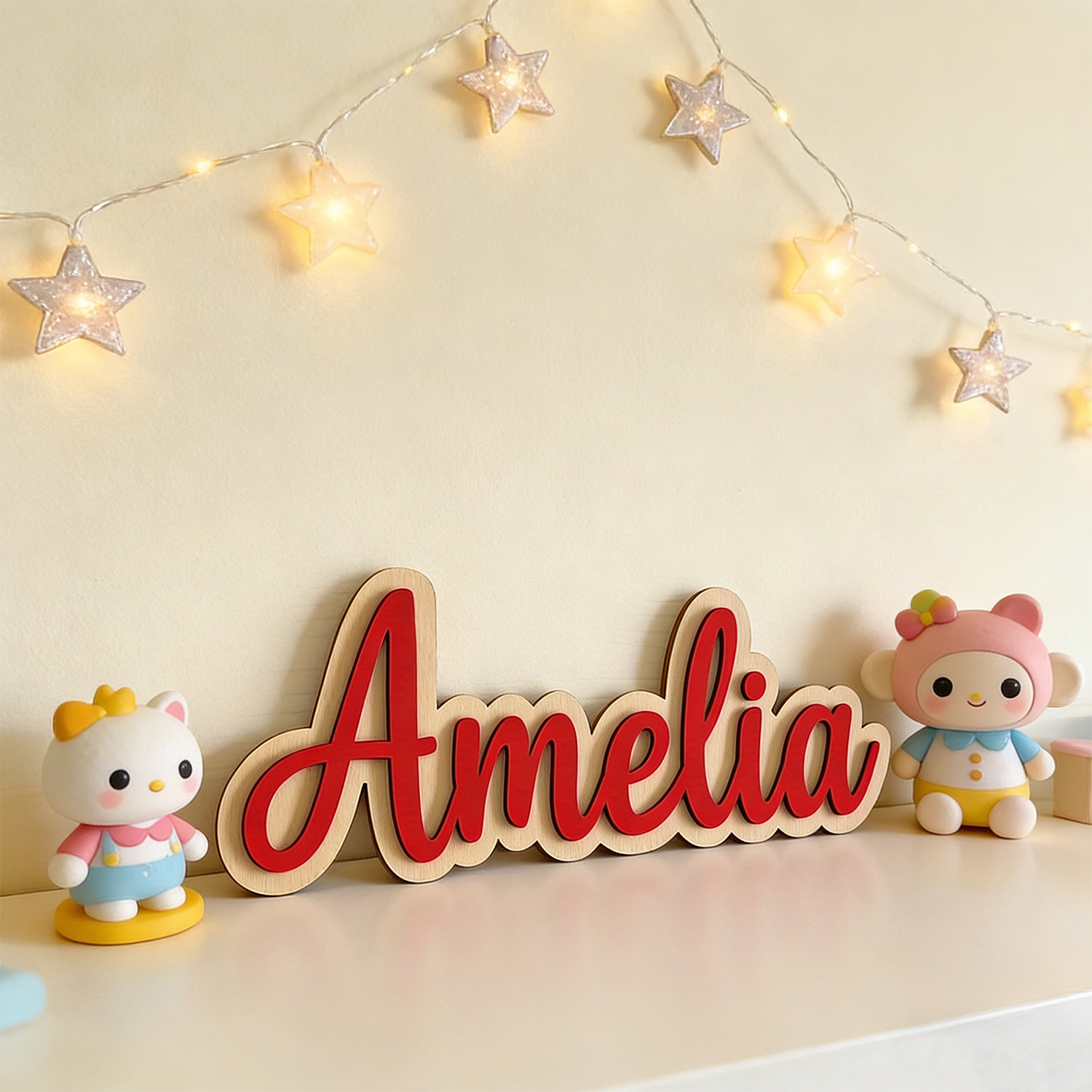 1pc Customized Double-layer Wo - Baby Products Decoration review and price