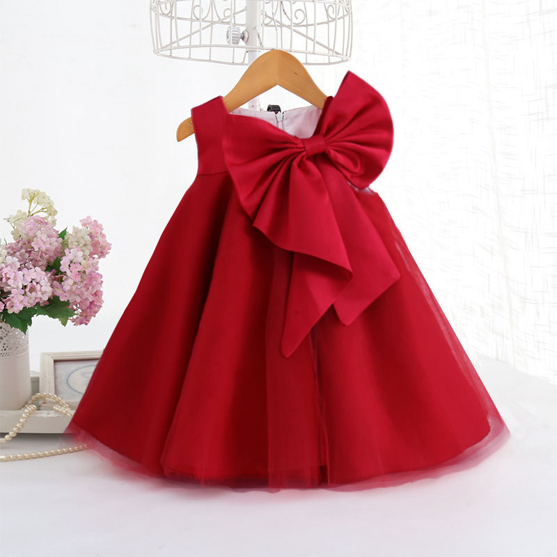 Summer Big Bow Baby Girl Dress - Baby Products Manufacturers review and price