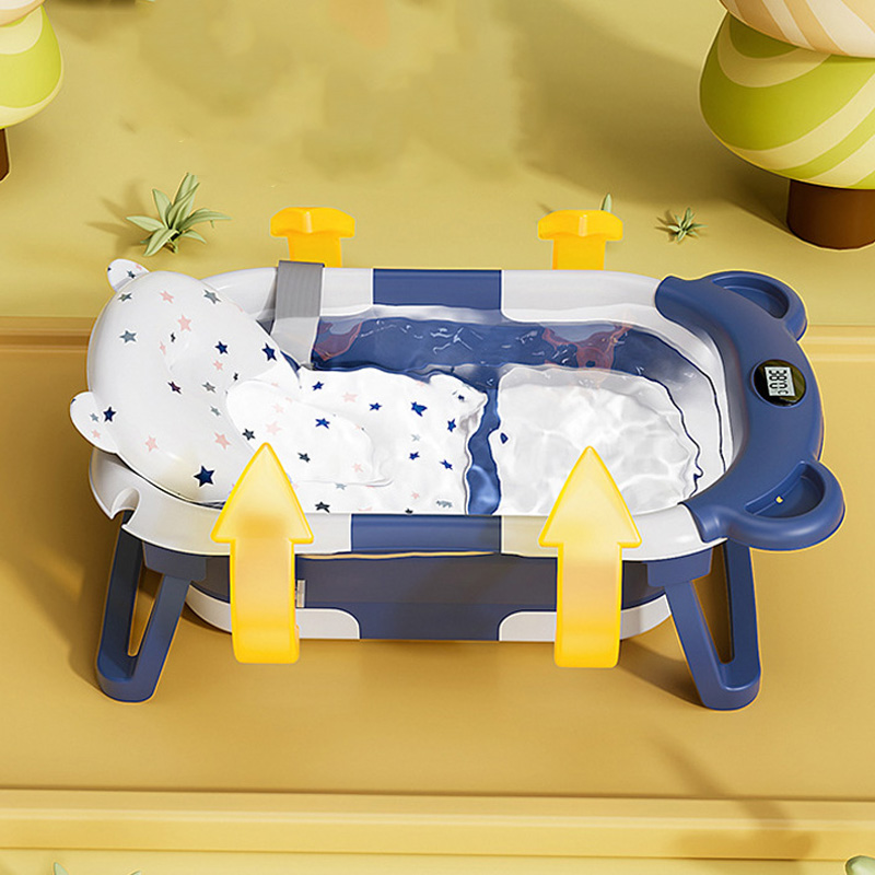 Folding Bathtub for Baby Bath  - Baby Products For Newborn review and price