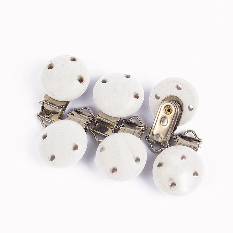 10Pcs Round Wood Pacifier Clip - Baby Products Wholesale review and price