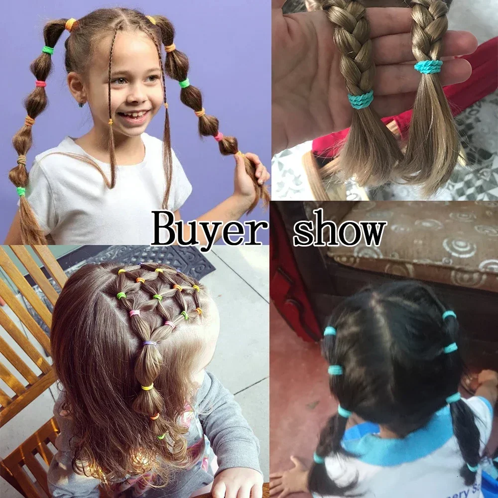 100pcs/Bag Elastic Hair Bands  - Baby Products Wholesale review and price