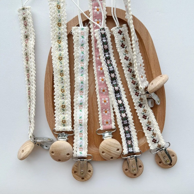 Lace Pacifier Clip Chain for N - Baby Products For Newborn review and price