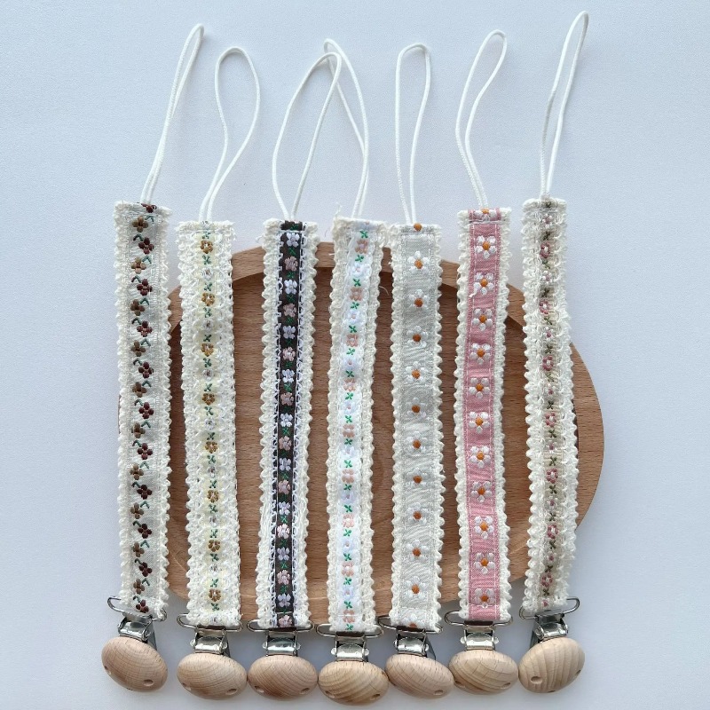 Lace Pacifier Clip Chain for N - Baby Products For Newborn review and price